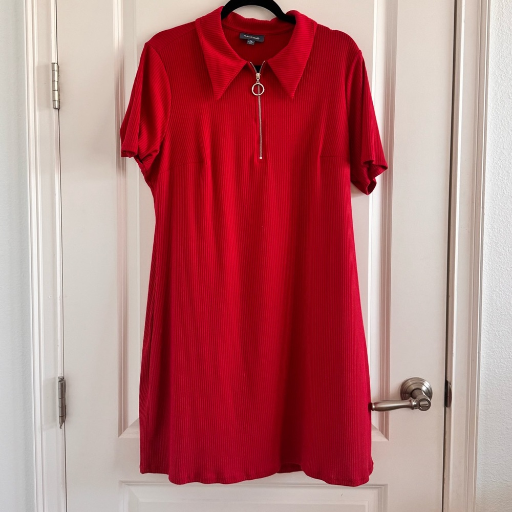 Vintage Style Red Dress
